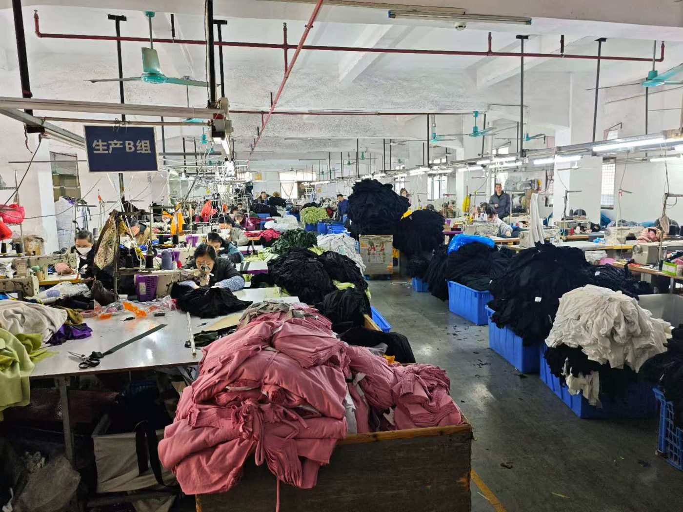Sample and production area